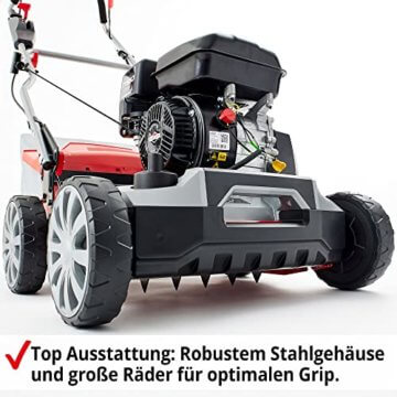 HECHT 2-IN-1 Benzin Vertikutierer mit Briggs & Stratton Motor – 4,2 kW/5,7PS 