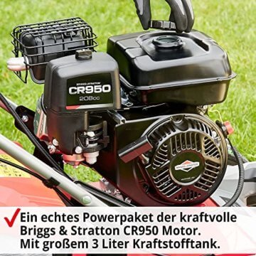 HECHT 2-IN-1 Benzin Vertikutierer mit Briggs & Stratton Motor – 4,2 kW/5,7PS 