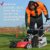 (NEU) HECHT 2-IN-1 Benzin Vertikutierer/Lüfter für optimale Rasenpflege – 4,0 kW / 5,5 PS – 42 cm Arbeitsbreite – 45 l Fangkorb – mit 2 Walzen für effektives entfernen von Moos und Unkraut im Rasen - 5